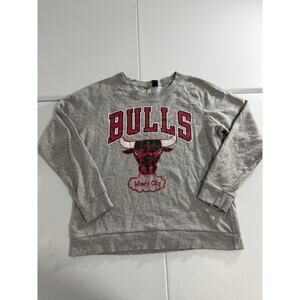 Chicago Bulls Windy City NBA Hardwood Classics Crewneck Sweatshirt Mens M
